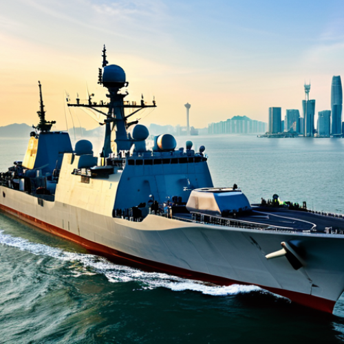 Home 7 **
A modern Malaysian naval vessel (e.g., a Lekiu-class frigate) patrolling the Strait of Malacca at dawn. The ship is fully visible, showcasing its advanced radar and weaponry systems. The background includes the coastline of Malaysia with lush greenery and a hint of the Kuala Lumpur skyline in the distance. Include some traditional fishing boats in the foreground. The overall feel should be professional and reassuring. "Safe for work," "appropriate content," "fully clothed crew visible on deck," "perfect anatomy of ship," "natural proportions," "professional naval photography," "high quality," "modest representation," "family-friendly."
**